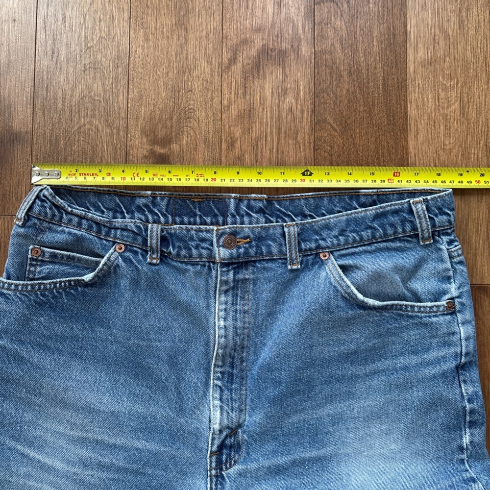 Men’s Vintage 90s Levi’s orange tab denim jeans - Picture 7 of 9